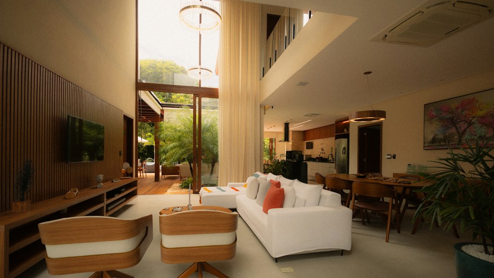 Fotografia ilustrativa do interior de um imóvel residencial